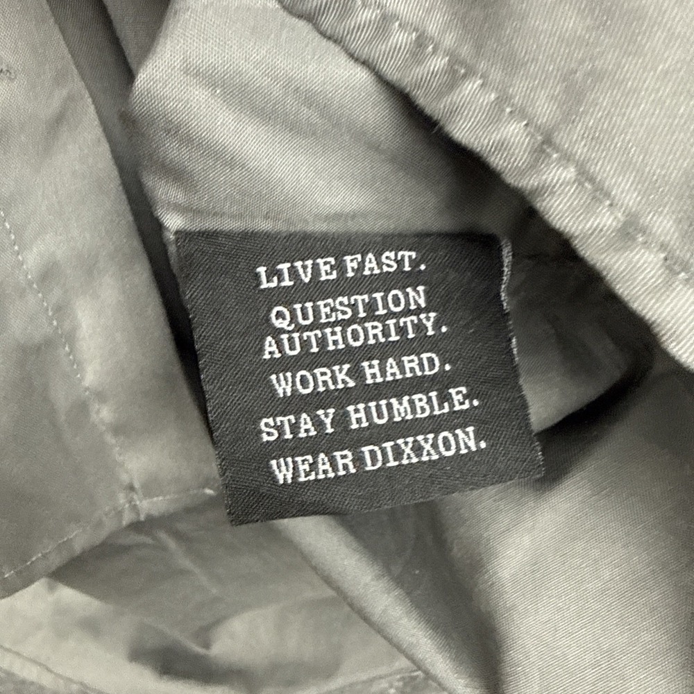 DIXXON Workforce Form and Function Gray Button Up… - image 6